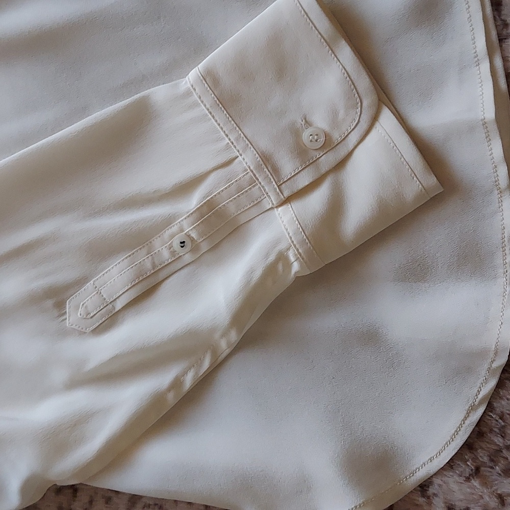 J. Crew Womens's Classic Silk Button-Down Shirt - Picture 4 of 12